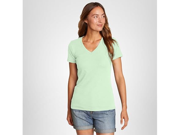 Eddie Bauer Women (XS) WR SS FAV VNK Jade TEE