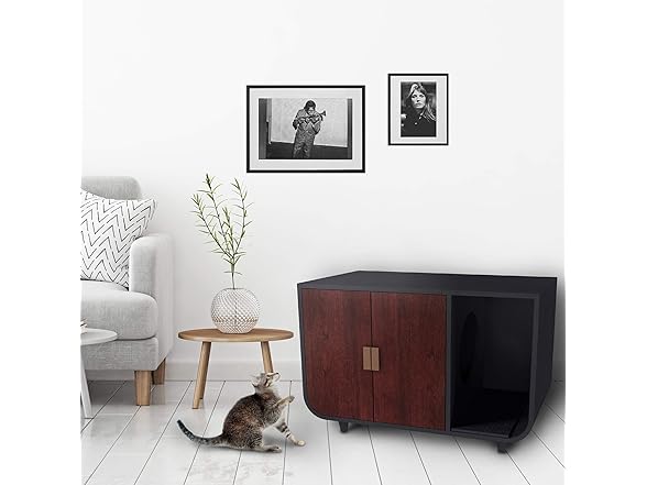 Staart Dyad Cat Litter Box Enclosure and Nightstand