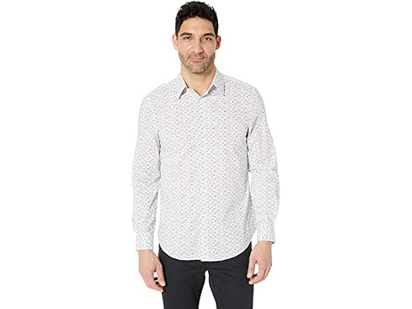 Perry Ellis Men (L) Conversational Stretch Shirt