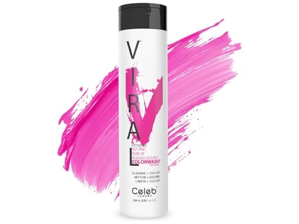 Celeb Luxury Viral Extreme Hot Pink Colorwash, 8.25 oz