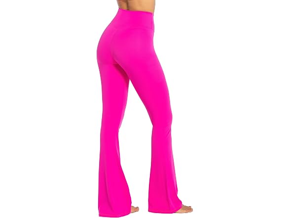 Sunzel Flare Leggings 30in L Hot Pink