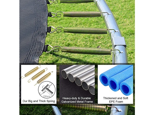 Livavege 10FT Trampoline Blue