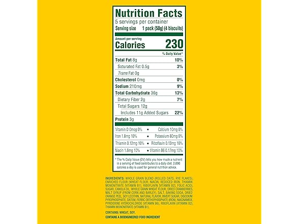 belVita Cranberry Orange 5pk