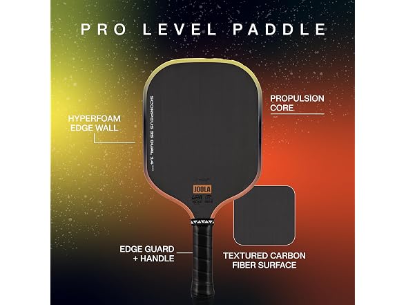 JOOLA Anna Bright Scorpeus 3S Dual 14mm Pickleball Paddle