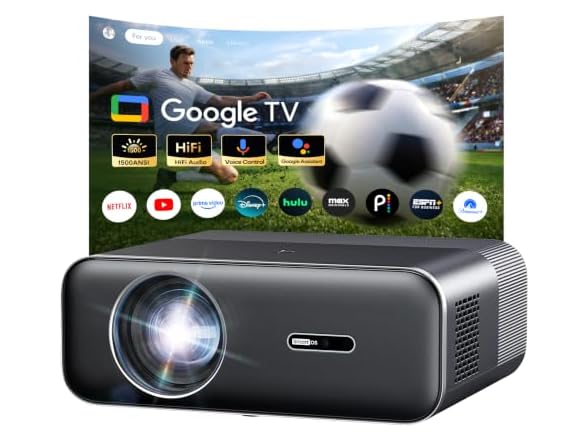 Boldever 4K Google TV Smart Projector