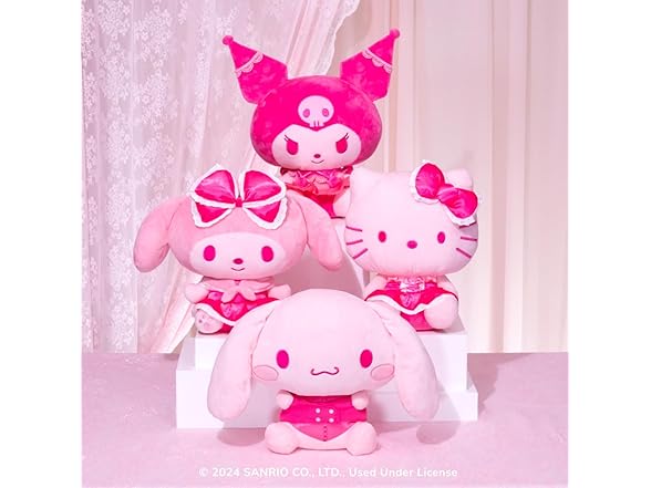 Hello Kitty and Friends Kuromi 12” Pink Monochrome Plush