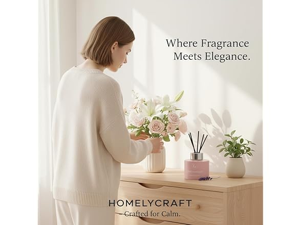 HOMELYCRAFT Reed Diffuser Set