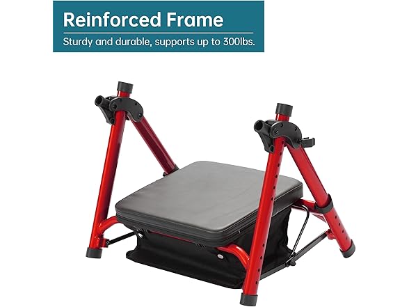 ELENKER BC2170626014263 KLD-9218-8 Rollator Walker, Re