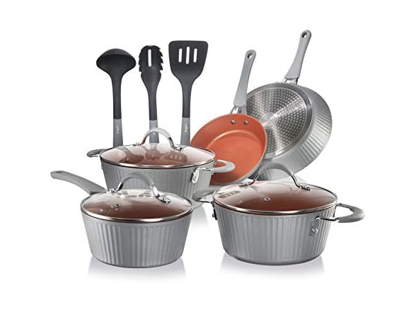 NutriChef Nonstick Cookware Excilon Set