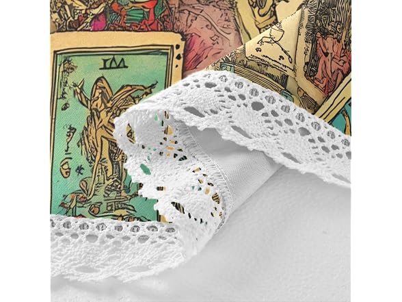 AUUXVA Table Cloth Vintage Tarot Pattern