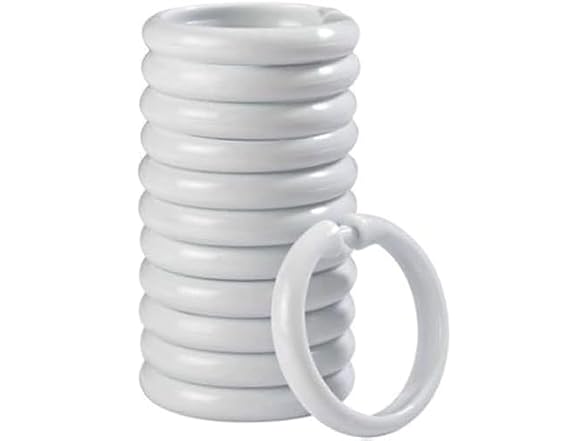 Rocky Mountain Goods Plastic Curtain Rings -