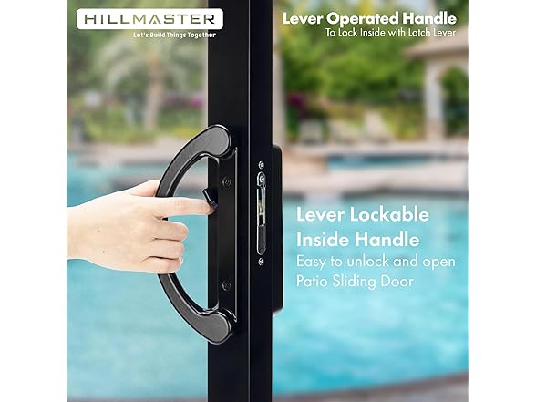 Patio Sliding Door Lock with Key