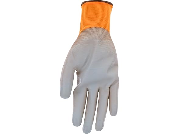 MUD 028O  Polyurethane Coating Gloves, Orange