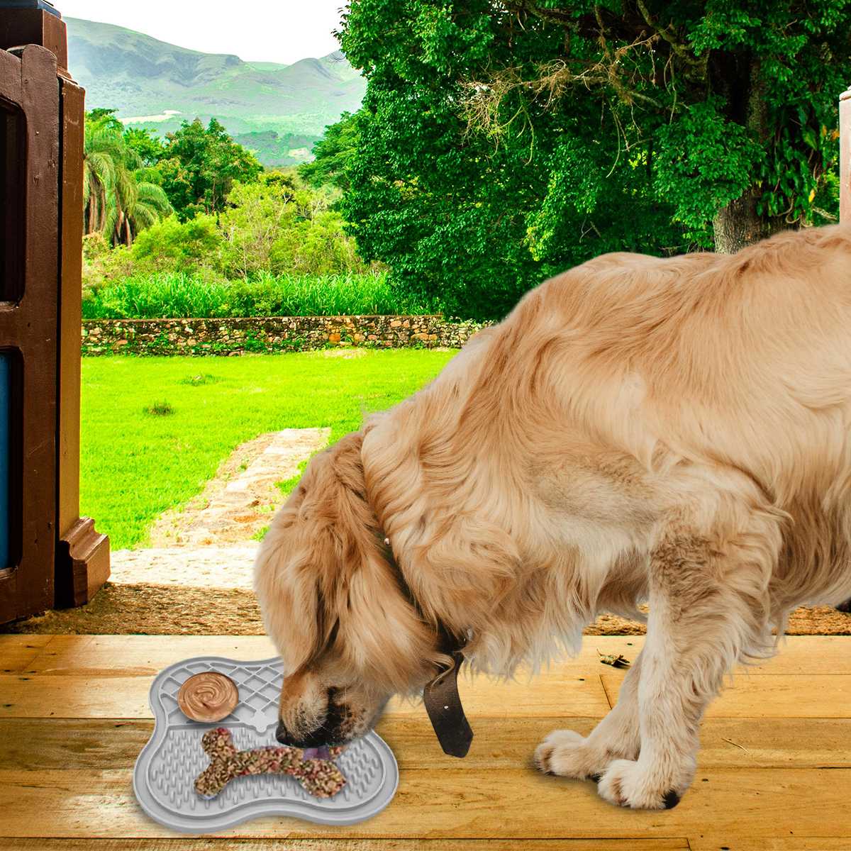 3 P Experts Pet Licking Mat with Suction Cups - Gallery 8