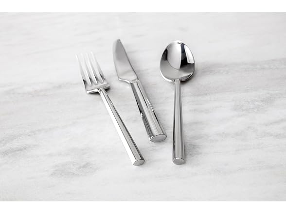 Fortessa Orson 18/10 Stainless Steel, 20 Piece Flatware Set 