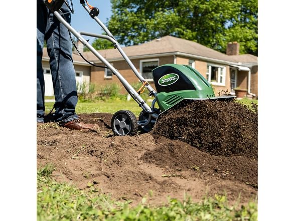 Scotts Outdoor Garden Tiller, 16", 13.5-Amp