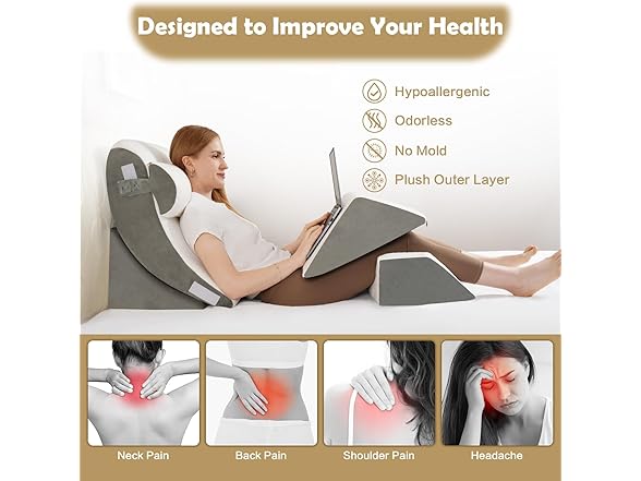 Orthopedic 5Pcs Wedge Pillow