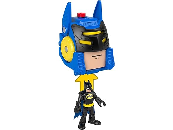 Fisher-Price Batman Toy Head Shifters Batmobile & Figure Set