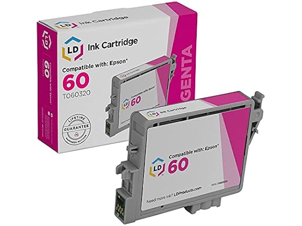 LD Products Remanufactured Ink Cartridge Replacement for Epson T0603 ( Magenta )