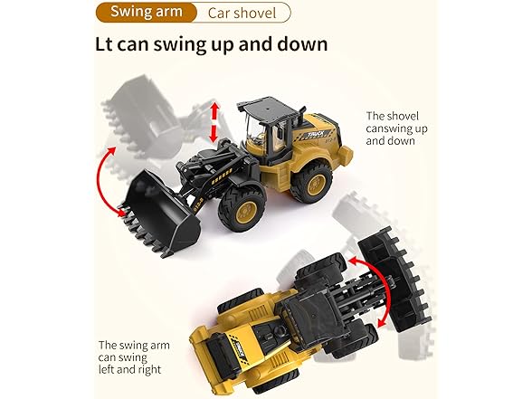 Geyiie Construction Excavator Toy