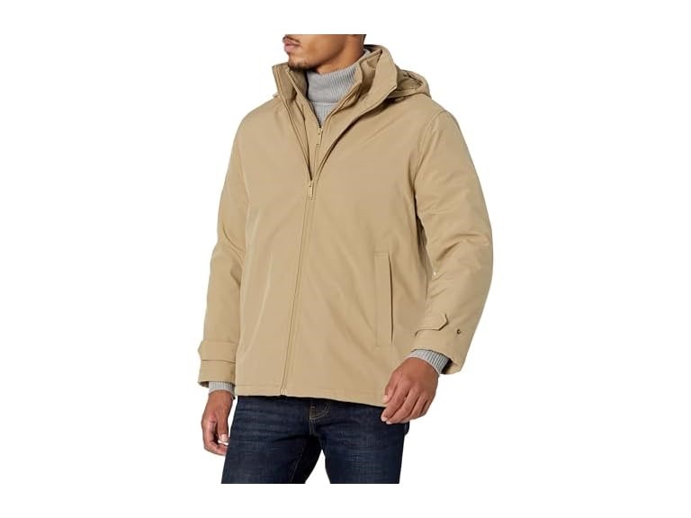 Dockers Men's Dwight Soft Shell Bib Jacket
