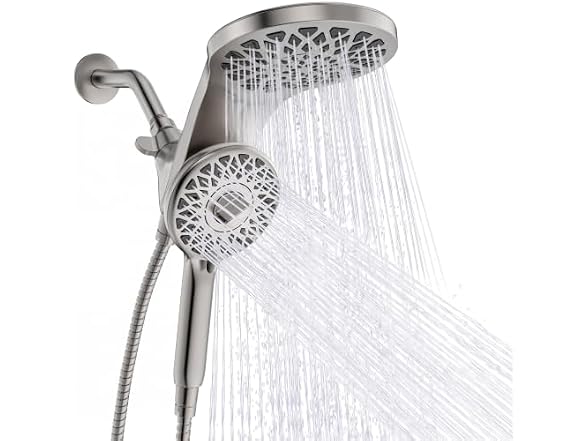 Newfinde Rain Shower Head w/Handheld