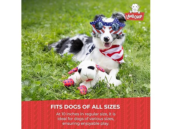 Multipet Mini Lamb Chop Plush Toy