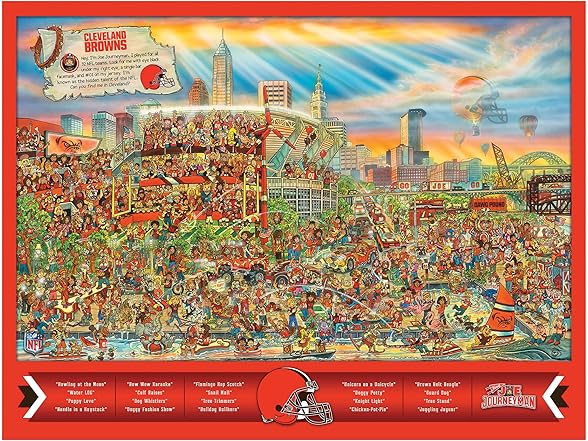 NFL Joe Cleveland Browns Puzzle