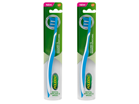 Dental Appliance Brush, Soft (Pack of 2)