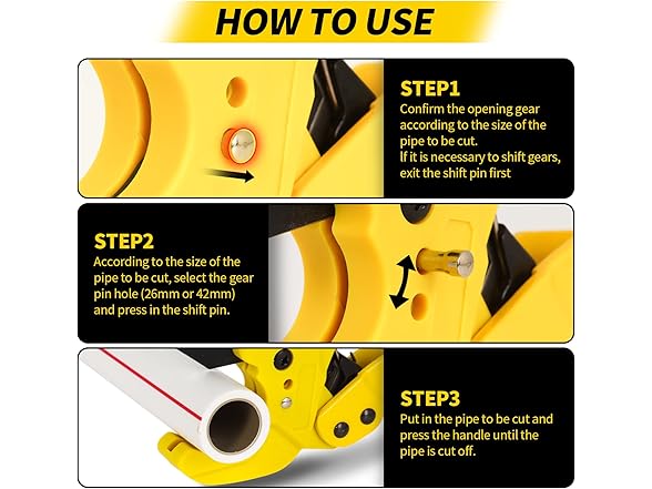 osaasi PVC pipe cutter, up to 1-5/8" PVC cutte
