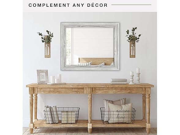 MCS 27.5"x 33.5" Large Wall Mirror