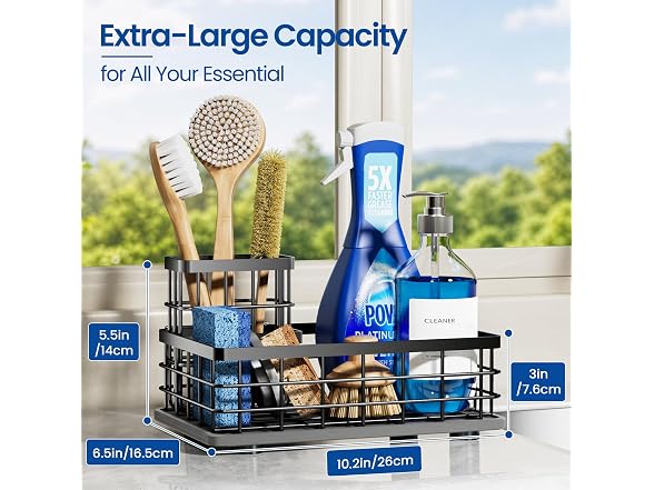 HOKEMOM Kitchen Sink Caddy Organizer