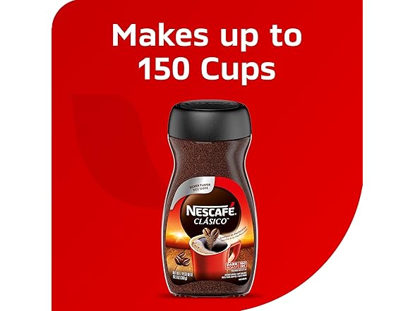 Nescafe Clasico Instant Coffee, Dark Roast