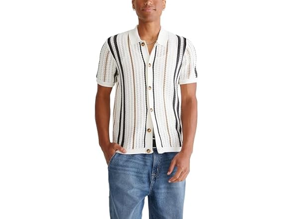 AEROPOSTALE Men Striped Sweater, L & XL