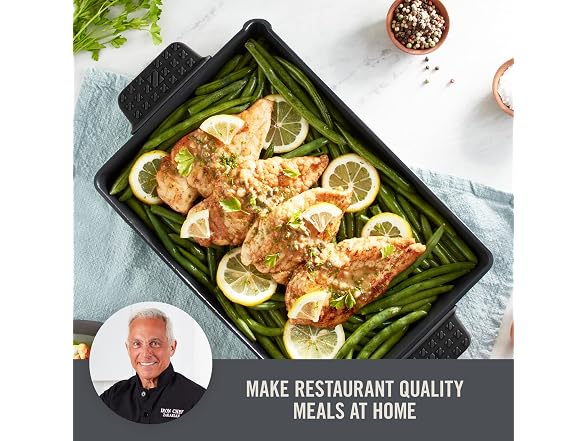 Zakarian 9"x13" Nonstick Cast Iron Pan