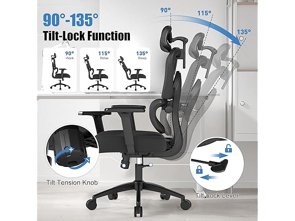 Office Chair w/ Lumbar Support