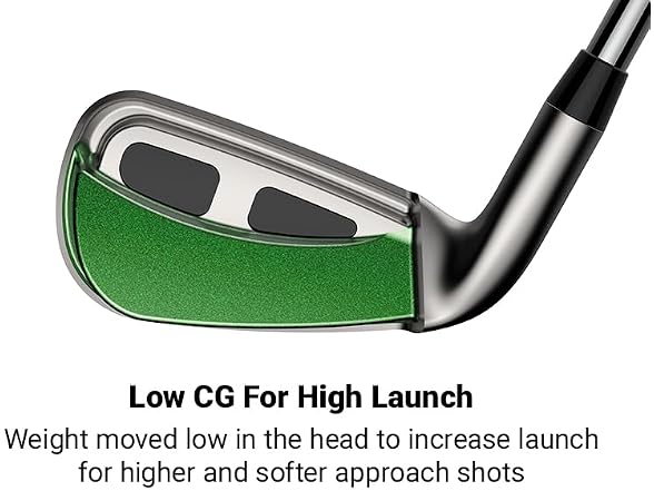 Cobra Golf 2025 Men's Darkspeed Adapt Iron Set with Hybrid 5H, 6-GW (Right Hand)