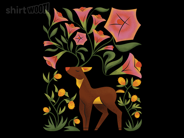Deer and Flowers