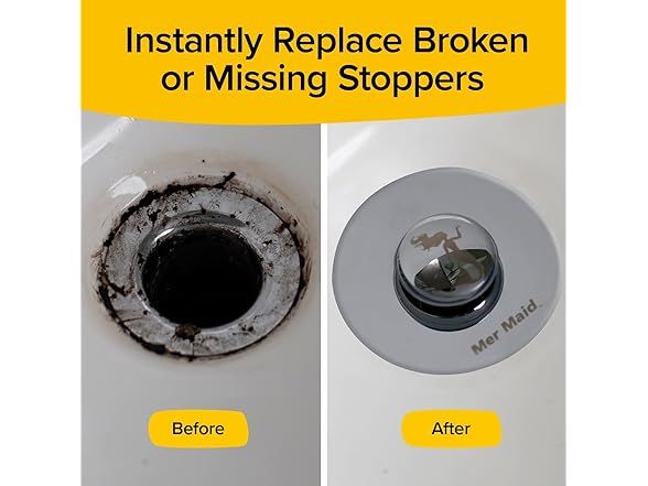 Mer-Maid Drain Sink Stopper