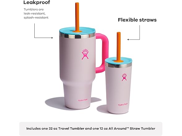 Hydro Flask 40 Oz and 12 Oz Tumbler Set