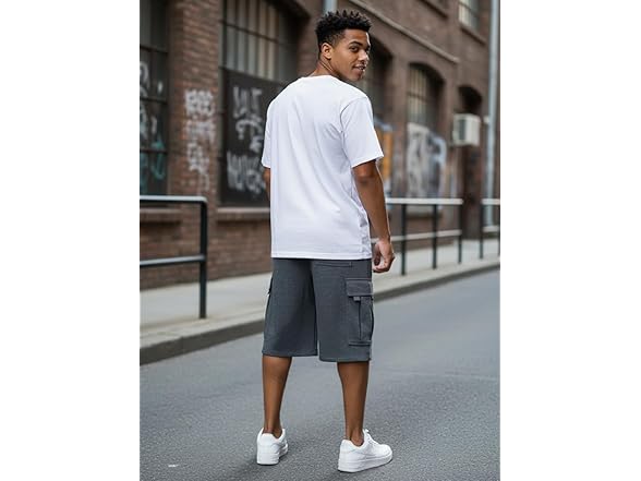 NE PEOPLE Mens Cargo Shorts