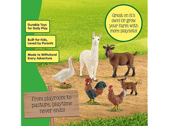 Schleich Farm World - 25 PC Farm Animal Playset