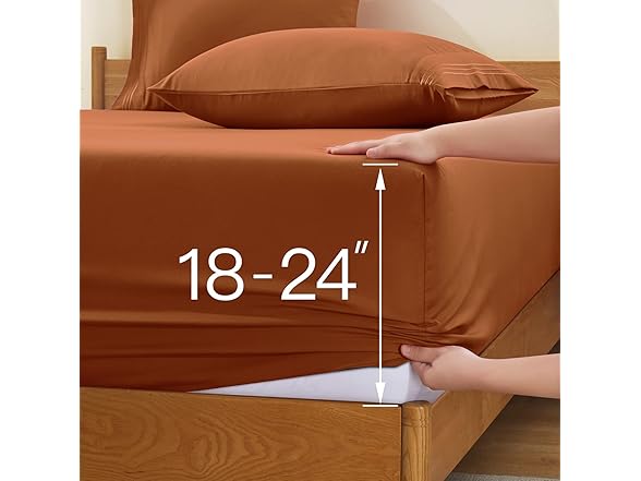 6 Piece Extra Deep Pocket King Sheets