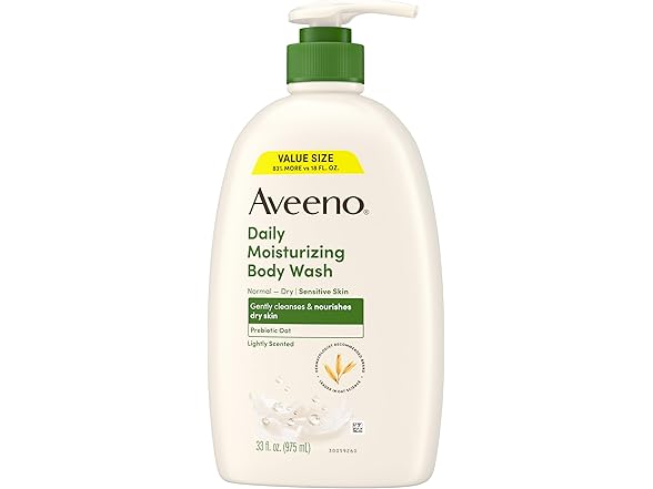 Aveeno Daily Body Wash Prebiotic Oat, 33oz