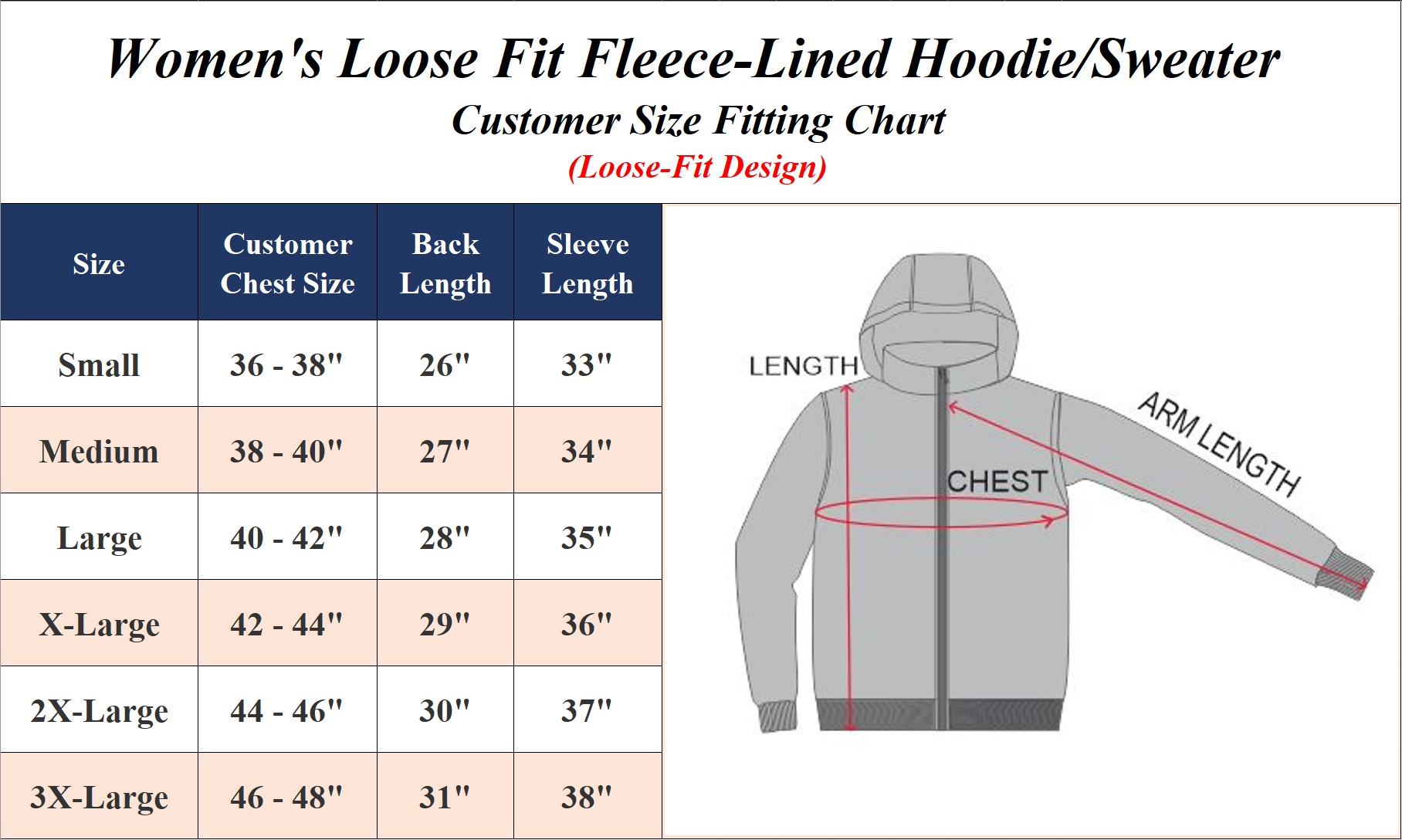 Womens Fleece-Lined Tech Zip Hoodie - Gallery 10