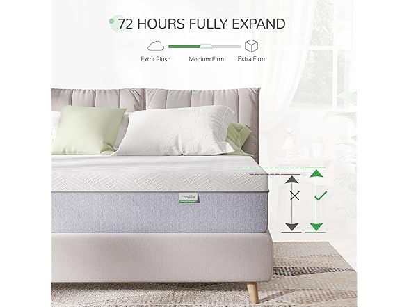 Novilla 10" Memory Foam Mattress Queen