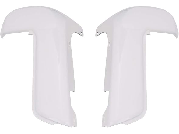 LABFROMARS Rear Bumper End Cap W/O Sensor White