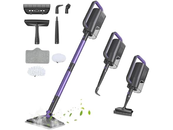 Gatlei Steam Mop, Steam Cleaner with 400ML Water Tank