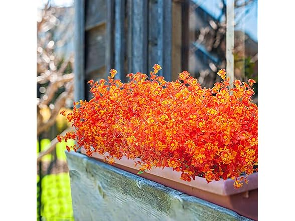 12 Bundles Artificial Fall Flowers 