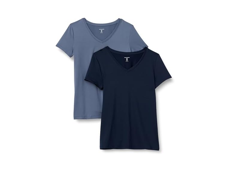 Amazon Essentials Womens VNeck TShirt 2Pk - Gallery 14